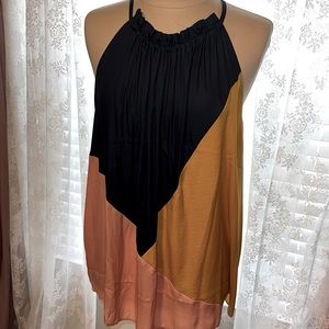 From the Loft Plus line Color Blocking top